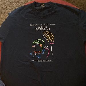 Vintage Alice in Wonderland 1992 tee shirt